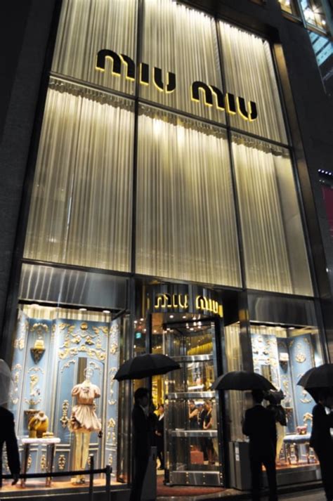 miu miu ginza|Tokyo Ginza Echigoya 東京都中央区銀座2.